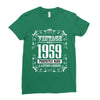 vintage made in 1959 perfectly aged a living legend Ladies Fitted T-Shirt
