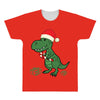 christmas dinosaur All Over Men's T-shirt