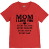 I Love You Mom V-Neck Tee
