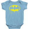 batman dying bleeding logo Baby Onesie