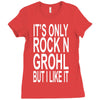 rock n grohl Ladies Fitted T-Shirt
