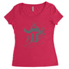 easy rider Women's Triblend Scoop T-shirt