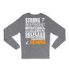 Strong Independent Motivated Gemini Long Sleeve Shirts