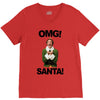 omg santa will ferrell V-Neck Tee
