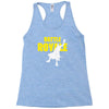 ride the rocket battle gaming Racerback Tank