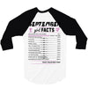 September Girl Facts Virgo 3/4 Sleeve Shirt