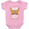 All Men Are Created Equal But Only The Best Are Born In July Baby Bodysuit
