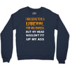 liberal for halloween Crewneck Sweatshirt