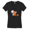 panda hug Women's V-Neck T-Shirt