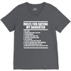 rules for dating my daughter V-Neck Tee