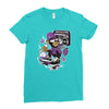 music characters Ladies Fitted T-Shirt