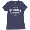 Bitcoin Satoshi Nakamoto In Crypto We Trust Ladies Fitted T-Shirt