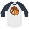 pancake pug 3/4 Sleeve Shirt