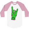 zombie metal 3/4 Sleeve Shirt