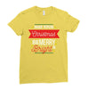 may your christmas be merry &amp; bright Ladies Fitted T-Shirt
