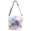 rip avicii Adjustable Strap Totes