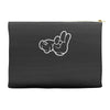 rude hands, ideal gift or birthday present. Accessory Pouches