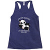 just resting my eyes Racerback Tank