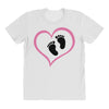 Baby Girl with Heart Any Name Customized All Over Women's T-shirt