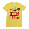 need a beat Ladies Fitted T-Shirt