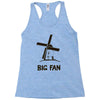 big fan Racerback Tank