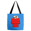 snoopy parody pug w Tote Bags