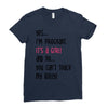 Yes...I'm Pregnant.It's a Girl! And No...You Can't Touch My Belly! Ladies Fitted T-Shirt