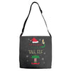 i'm not short i'm just a tall elf Adjustable Strap Totes