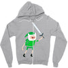 adventure time legend of zelda link Zipper Hoodie