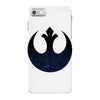 rebel logo with space pattern iPhone 7 Case