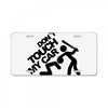 touch License Plate