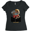 go big Women's Triblend Scoop T-shirt