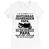 motorrad papa Ladies Fitted T-Shirt