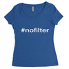#nofilter Women's Triblend Scoop T-shirt