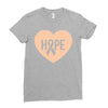 Hope With Heart Ladies Fitted T-Shirt
