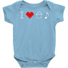 i love house music Baby Bodysuit