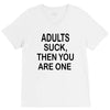 adults suck (2) V-Neck Tee