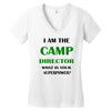 camp director Women's V-Neck T-Shirt