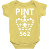 british pint funny Baby Bodysuit
