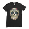 men's pura vida sugar skull Ladies Fitted T-Shirt