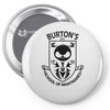 burton's school of nightmares Pin-back button