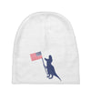 Patriotic T-Rex Baby Beanies