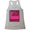welcome to the horizon festival Racerback Tank