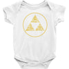 the triforce Baby Bodysuit