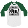 straight outta loot lake 3/4 Sleeve Shirt