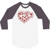 pizza my heart 3/4 Sleeve Shirt