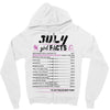 July Girl Facts Leo Zipper Hoodie