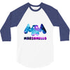 marshmello 3/4 Sleeve Shirt