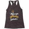 kings are born in september Racerback Tank