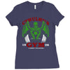 cthulhu gym Ladies Fitted T-Shirt